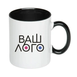 Чашка цветная евроцилиндр под логотип (цена с нанесением)